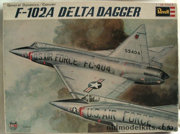 Revell 1/48 F-102A Delta Dagger Large Scale - Japan Issue, H281-500 plastic model kit